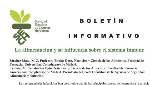 La alimentación y su influencia sobre el sistema inmune